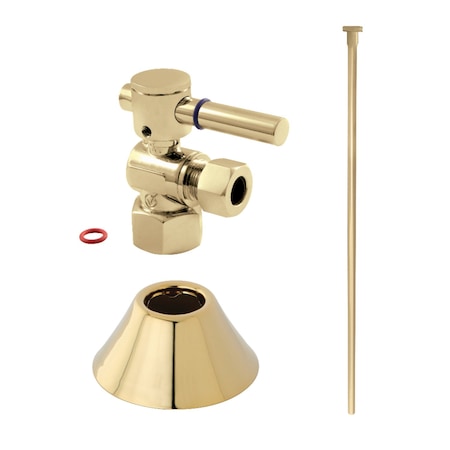 Kingston Brass CC43102DLTKF20 Modern Plumbing Toilet Trim Kit, Polished Brass CC43102DLTKF20